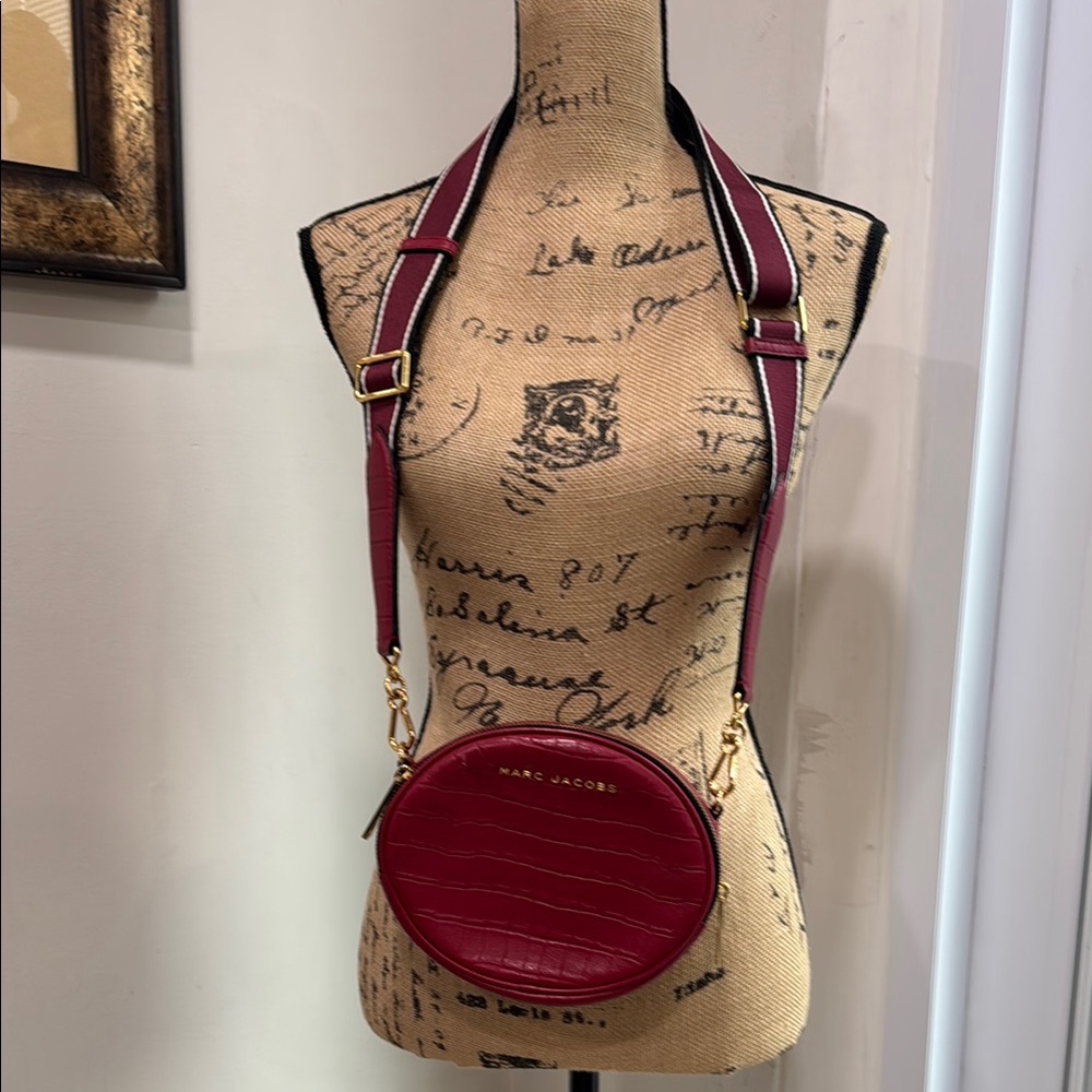 Marc Jacobs Burgundy Crossbody Bag